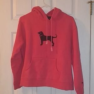 Pink Black Dog Sweatshirt